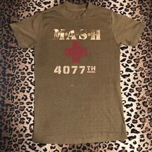 Vintage MASH single stitch thin cozy shirt XS